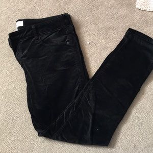 Black Velvet Pants